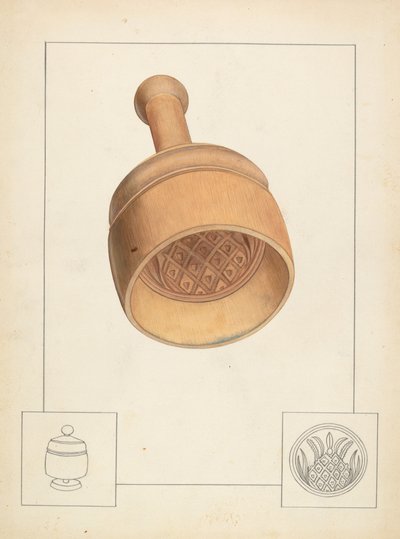 Butter Mold by Wilbur M Rice