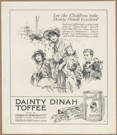 Dainty Dinah Toffee, c. 1920 by Wilfred Fryer
