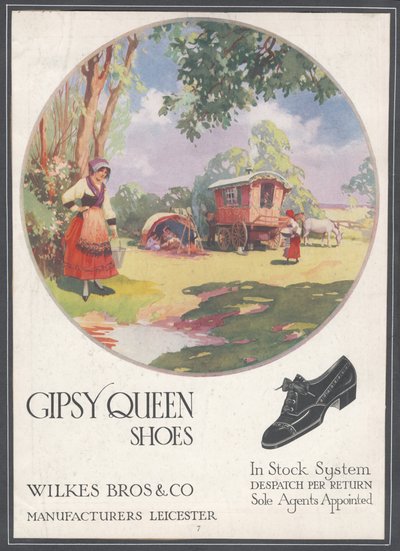Gipsy Queen Shoes, c1920s by Wilfred Fryer