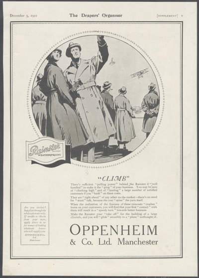 Oppenheim & Co Menswear by Wilfred Fryer