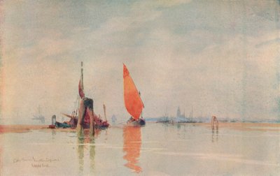 Early Morning. Venetian Lagoons by Wilfrid Williams Ball