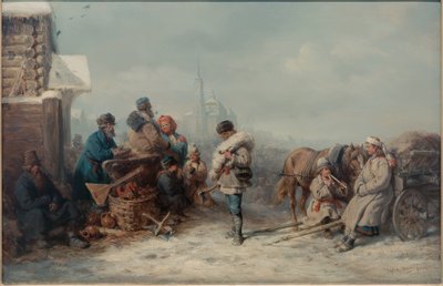 Fair in Jelna in the Smolensk Governorate by Wilhelm Amandus Beer