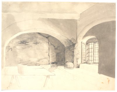 Cellar Interior by Wilhelm Bendz