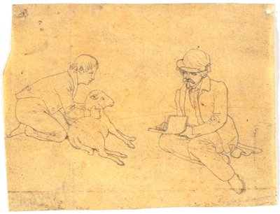 The Lamb is Drawn by Wilhelm Bendz