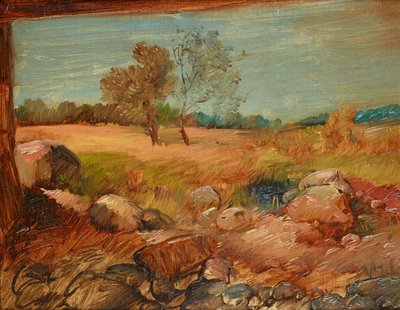 View from a Barn by Wilhelm Busch