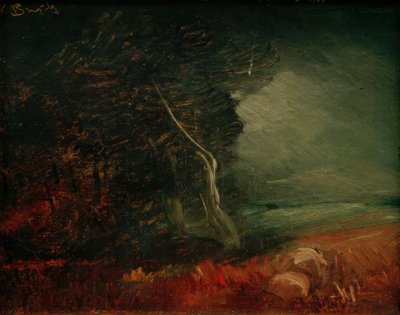 Gloomy Forest Edge (Potato Fire) by Wilhelm Busch
