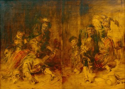 Rural Brawl Scenes by Wilhelm Busch