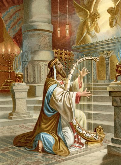 David the Psalmist by Wilhelm Ebbinghaus