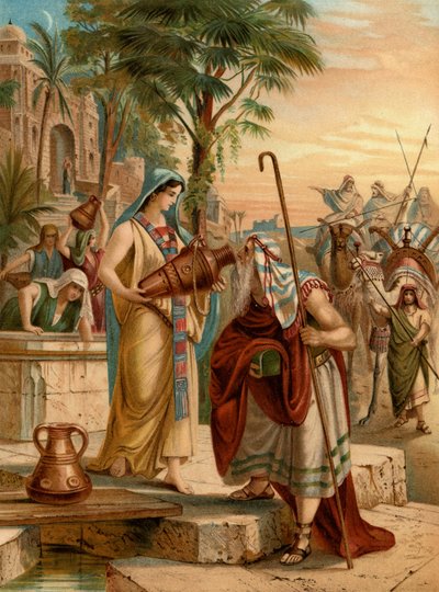 Eliezer Testing Rebecca by Wilhelm Ebbinghaus