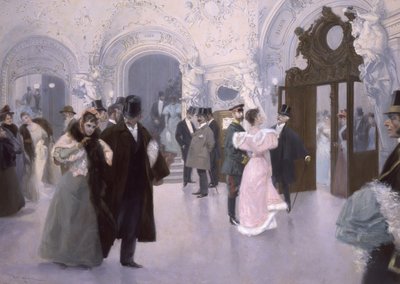 The Vestibule of the Theatre by Wilhelm Gause