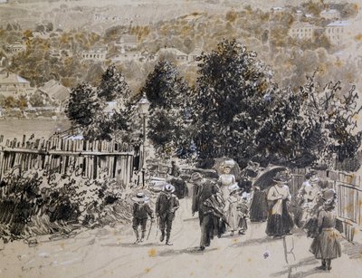 Trip to countryside near Vienna by Wilhelm Gause