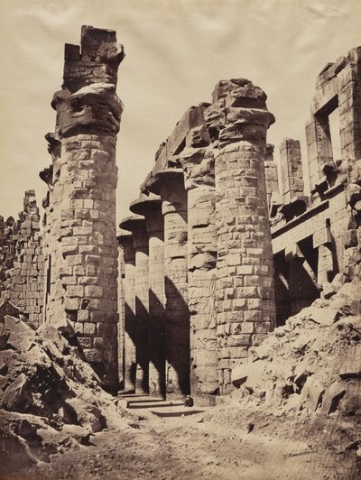 View of Karnak Temple, Hypostyle Hall by Wilhelm Hammerschmidt