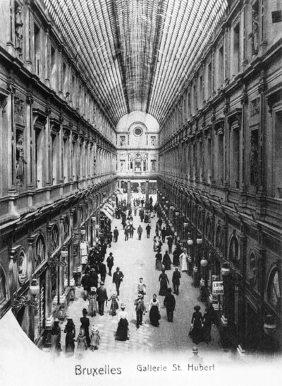 St. Hubert gallery at Brussels by Wilhelm Hoffmann