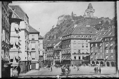 Main Square in Graz by Wilhelm J. Burger