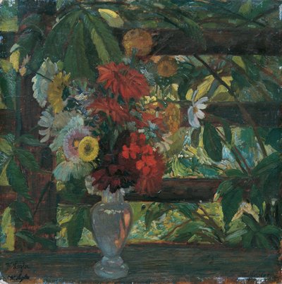 Arbor with Flowers by Wilhelm Legler