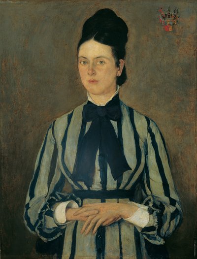 Rosine Fischler, Countess Treuberg by Wilhelm Maria Hubertus Leibl