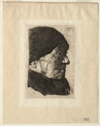 Head of a Peasant by Wilhelm Maria Hubertus Leibl