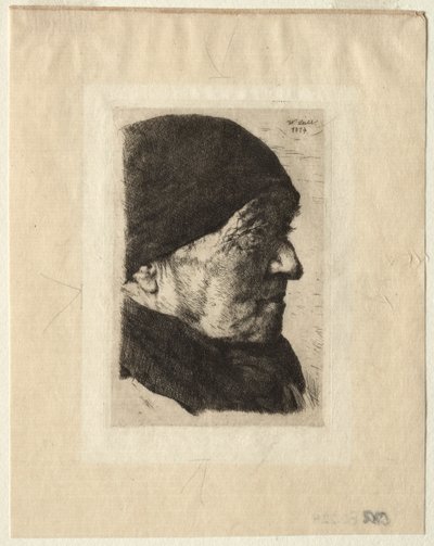 Head of a Peasant by Wilhelm Maria Hubertus Leibl