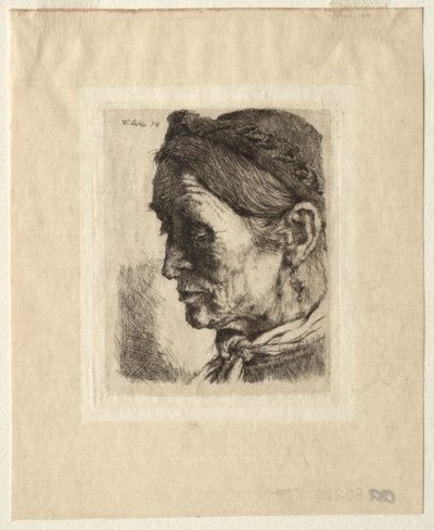 Head of a Peasant Woman by Wilhelm Maria Hubertus Leibl