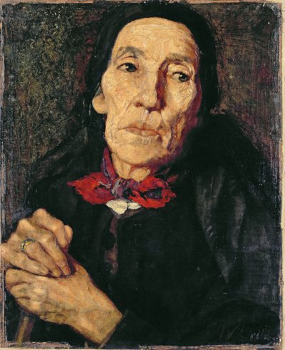 The Old Farmer by Wilhelm Maria Hubertus Leibl
