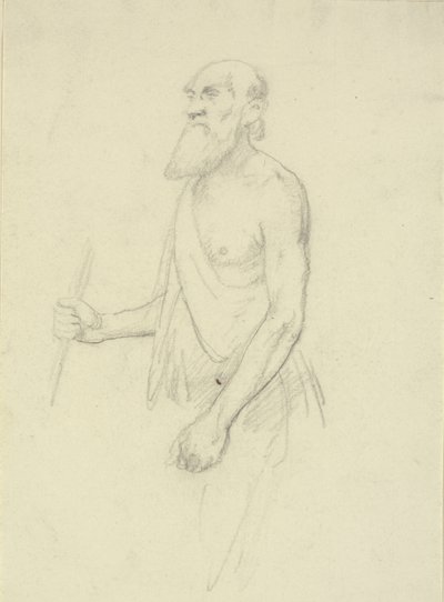 Old Beggar by Wilhelm Marstrand