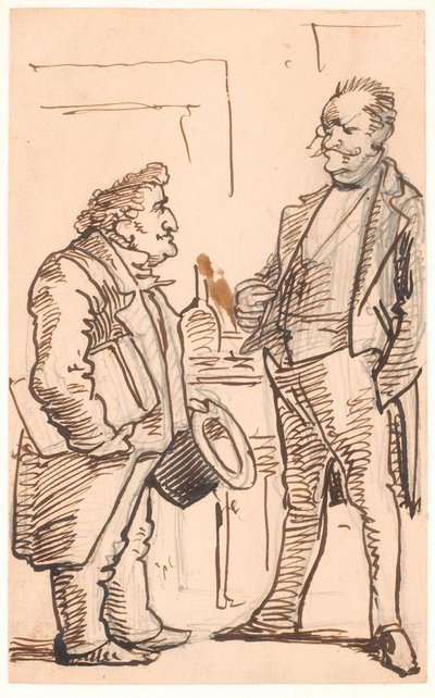 Krog and Simon Levi by Wilhelm Marstrand
