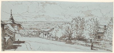 The Road to Leksand Church, Dalarne by Wilhelm Marstrand