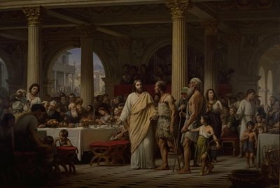 The Parable of the Great Supper by Wilhelm Marstrand