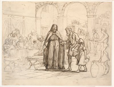 The Parable of the Great Supper by Wilhelm Marstrand
