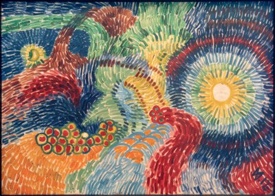 Astral Composition XII by Wilhelm Morgner