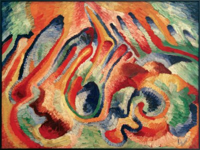 Astral Composition XIX by Wilhelm Morgner