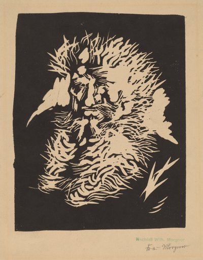 Bearded Man by Wilhelm Morgner