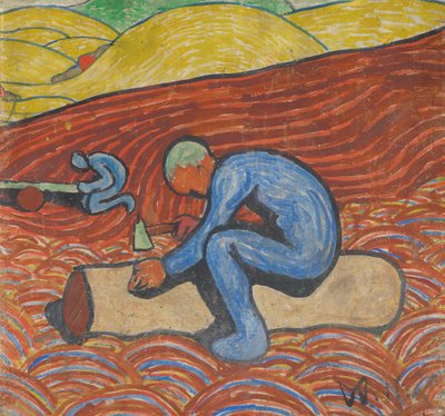 The Woodworkers by Wilhelm Morgner