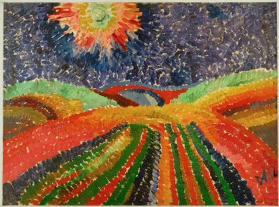 Country Road by Wilhelm Morgner