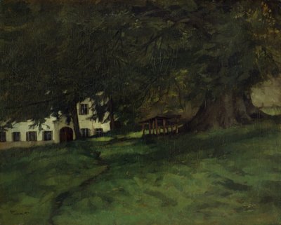 Linden Tree on Herrenchiemsee by Wilhelm Trübner