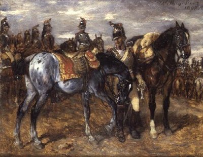 Cavalry on Parade by Wilhelm Von Diez