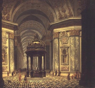 Interior of a Church by Wilhelm van Ehrenberg