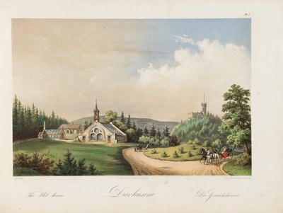 Oscarshal Hot-houses, 1852 by Wilhelm von Hanno