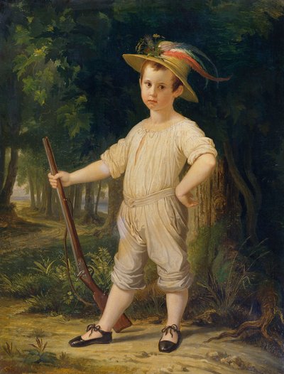 The Little Farmer (The Little Hunter) by Wilhelm von Kaulbach