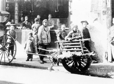 A Wheelbarrow, China, c.1905-7 by Will E. Hudson