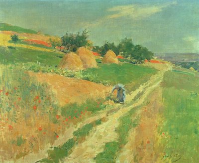 Picking Wild Flowers by Willard Leroy Metcalf