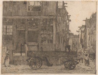 Zwanenburgwal in Amsterdam by Willem Adrianus Grondhout