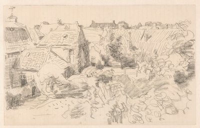 Roofs and Gardens in Enkhuizen by Willem Bastiaan Tholen