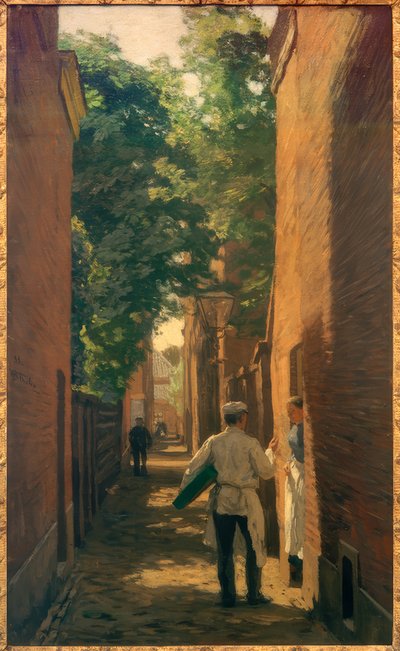 Alley in The Hague by Willem Bastiaan Tholen