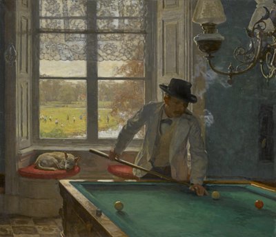The Billiards Player, 1896 by Willem Bastiaan Tholen