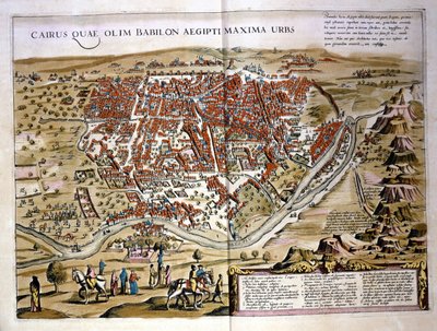 Cairo. Atlas by Wilhelm Blaeu, Amsterdam 1630 by Willem Blaeu