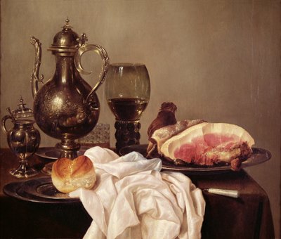 Breakfast Still Life by Willem Claesz. Heda