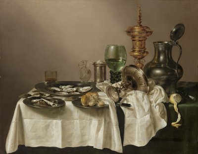 Still Life with Gilt Cup by Willem Claesz. Heda