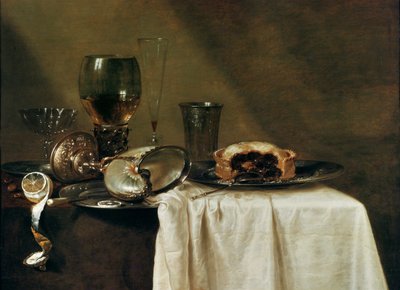 The Blackcurrant Tart, 1635 by Willem Claesz. Heda