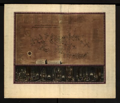 Map of the Wieliczka Salt Mines by Willem Hondius